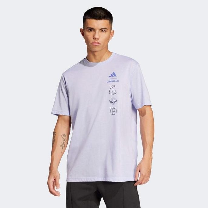 Adidas LES MILLS FITTER PLANET GRAPHIC T-SHIRT