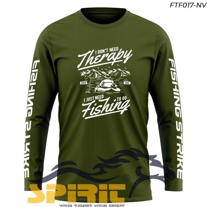 Tersedia kaos mancing lengan panjang jersey pakaian pria set alat pancing fishing baju mancing mania