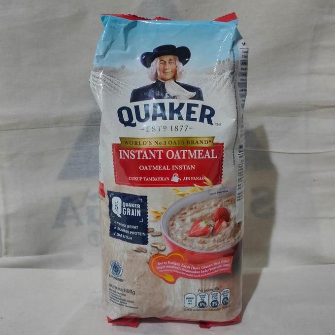 

Quaker Oat Instan Oatmeal 800 Gr , Gram Quaker Grain Oats Merah Terbaru