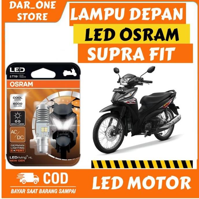 Tersedia Lampu Depan LED Motor Honda Supra Fit Original Osram