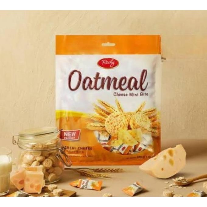 

Richy Oatmeal Mini Bite Camilan Oat Sehat Vietnam Halal 250G Original 220G Cheese Terlaris