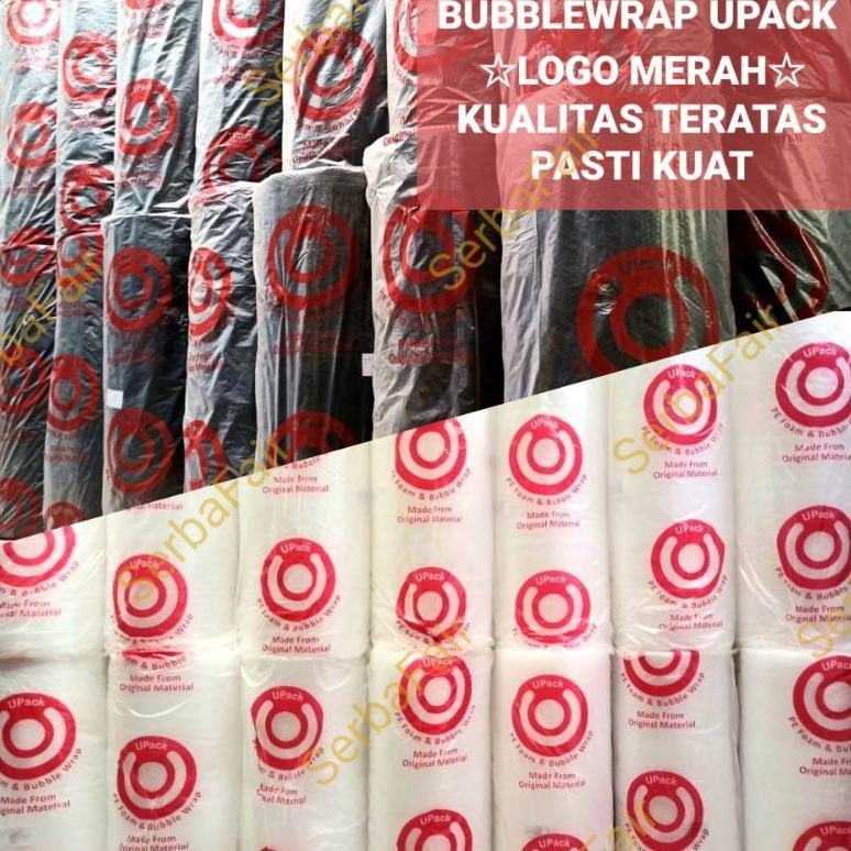 

Produk Baru!! Bubble Wrap UPACK Logo Merah Tebal 1.25m x 50m Kuat Anti Pecah