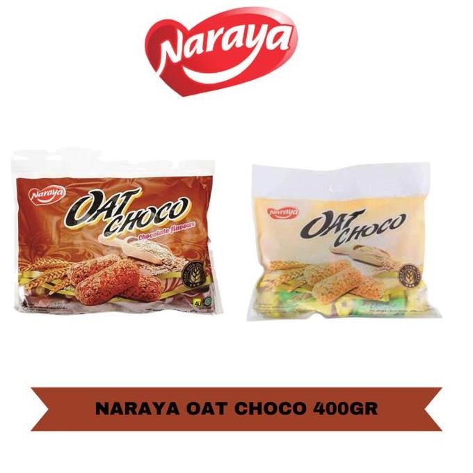 

Naraya Oat Choco Original Greentea Sereal Bar 400Gr Isi 40Pcs/Pack Gandum Best Seller