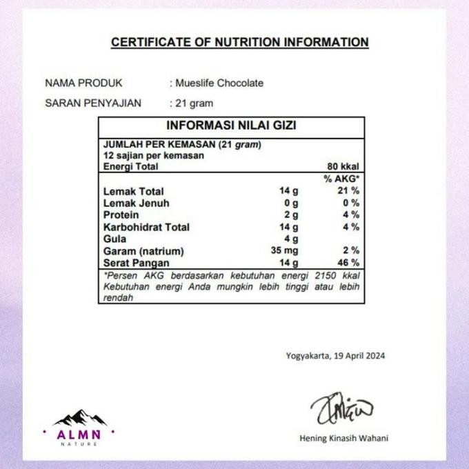 

Alamon Mueslife Meal Replacement Rolled Oatmeal Berry With Skimmed Milk Promo