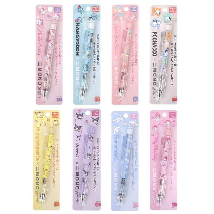 

Tombow Mono Graph Sanrio 2024 Version Mechanical Pencil 0.5mm Pensil Mekanik Limited Edition MURAH