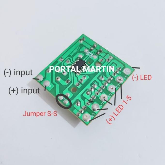 [Allthebest] Modul LED Running 5 Jalur 5TR 8 Mode Kedip