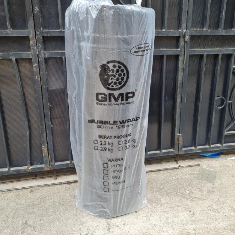 

Produk Baru!! Bubble Wrap GMP Hitam 125cm x 50m (2.1kg) - Plastik Bubble Roll untuk Packing Aman