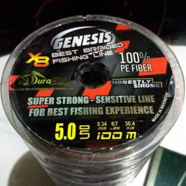 Tersedia Benang / senar pancing Dura King GENESIS X8 PE 5.0