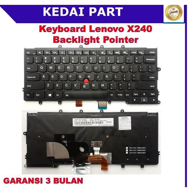 Keyboard Lenovo Thinkpad X240 X250S X260 X270 X250 Backlight Pointer