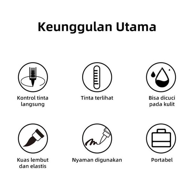 

DELI SPIDOL AKRILIK / ACRYLIC MARKER WATER BASED MUDAH DIBERSIHKAN 12/24/36/40 WARNA CERAH HM119 PENA STATIONERY TINTA PERALATAN SEKOLAN SPIDOL TERBARU ASLI 100% ORIGINAL OFFICIAL MODERN GARANSI BRAND TERLARIS DISKON GROSIR COD TREND 2025 NEGO BAYAR DI