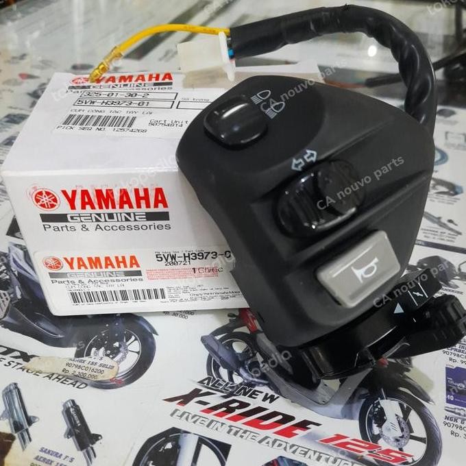 Tersedia holder saklar lampu kiri mio sporty smile original yamaha vietnam