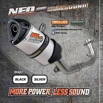 Knalpot Nobi /Nob1 NEO 3 BOLD motor bebek, bebek sport,matic lengkap