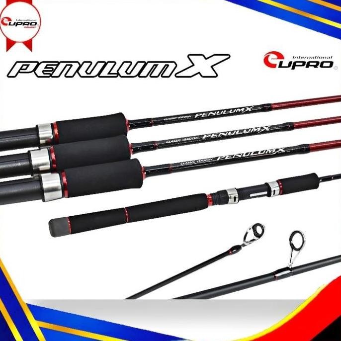Tersedia Joran Pancing Spinning EUPRO PENULUM X 168cm - 198cm Carbon Joran Pancing Kolam Galatama da
