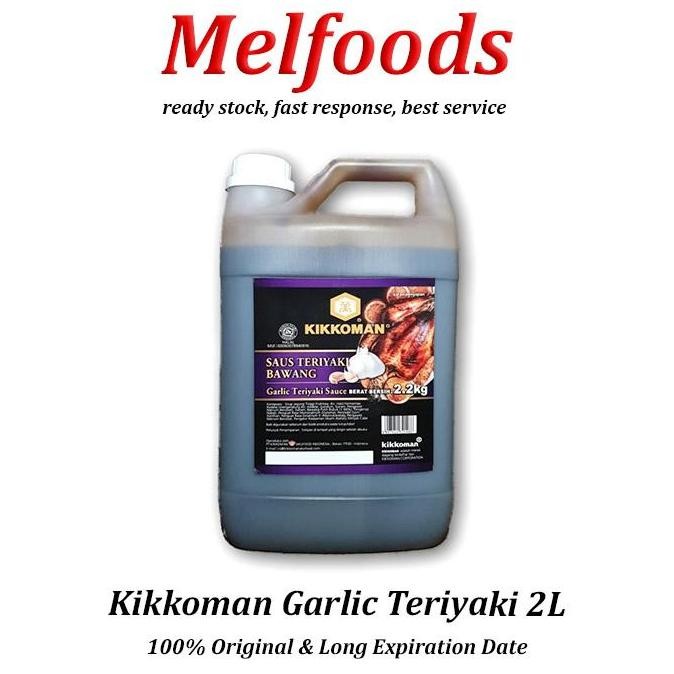 

Grab/Gojek Kikkoman Garlic Teriyaki Sauce Halal 2L