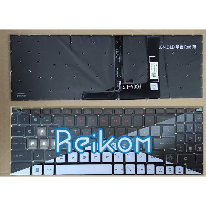 Keyboard MSI Katana GF66 11uc 11ud 11ue 12ud GF76 12uc 12ue