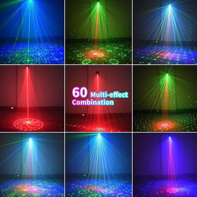 Tersedia Lampu Laser Lampu Disco Laser DJ Remote Control Lighting Lampu Panggung Lampu Disco Laser I
