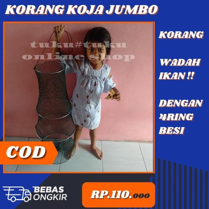 Tersedia korang koja wadah ikan korang keramba jaring korang pancing
