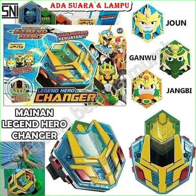 Tersedia Legend Hero Changer Efek Suara dan lampu hero piece mainan serial RTV
