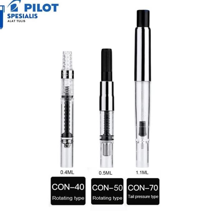 

PILOT CON 40 FOUNTAIN PEN INK CONVERTER CON-40 50 70 PEN TINTA MURAH