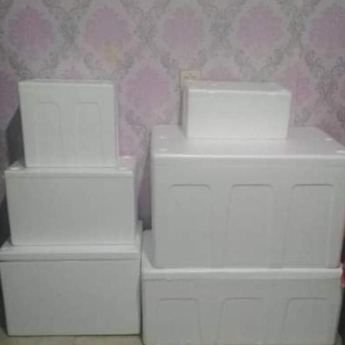 baru Styrofoam untuk packing ikan / Styrofoam box / Styrofoam