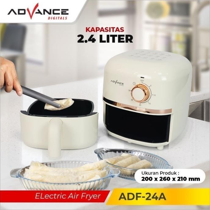 Air Fryer Listrik Low Watt Mesin Penggoreng Tanpa Min-Garansi 1 Tahun