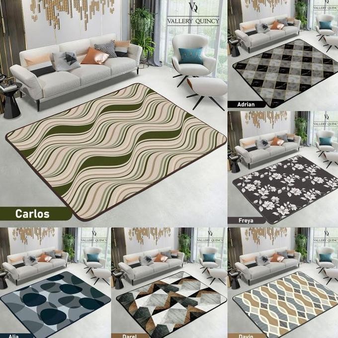 Vallery Quincy - Karpet Selimut / Karmut JUMBO (190x230) Karpet Malaysia Terlaris pilihan murah