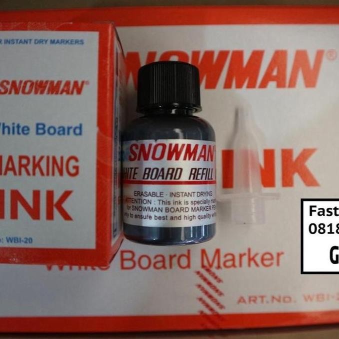 

Tinta Spidol Whiteboard Snowman Bg-12