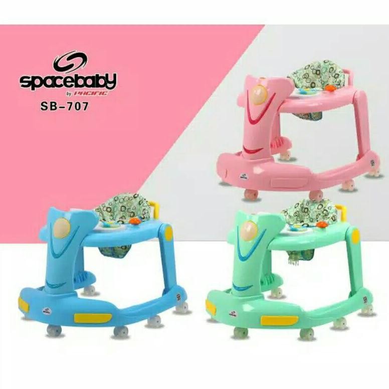 LUAR KOTA - Kereta dorong Space baby walker Push Walker 2in1 - SB 705 / 707 / 709 AST