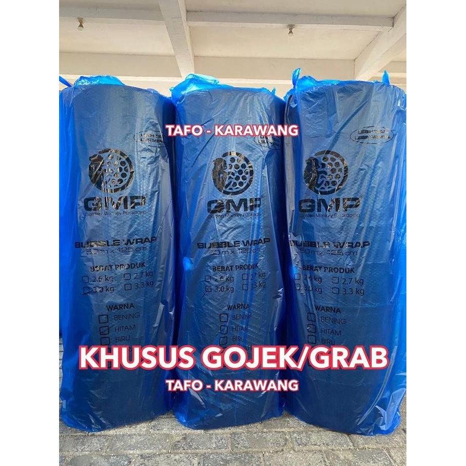 

ready stock BUBBLE WRAP ROLL TEBAL PREMIUM 50 METER