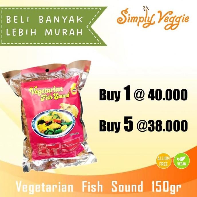 

Grosir Vegetarian Fish Sound / Su Yi Piao / Hipio / Hu Pio