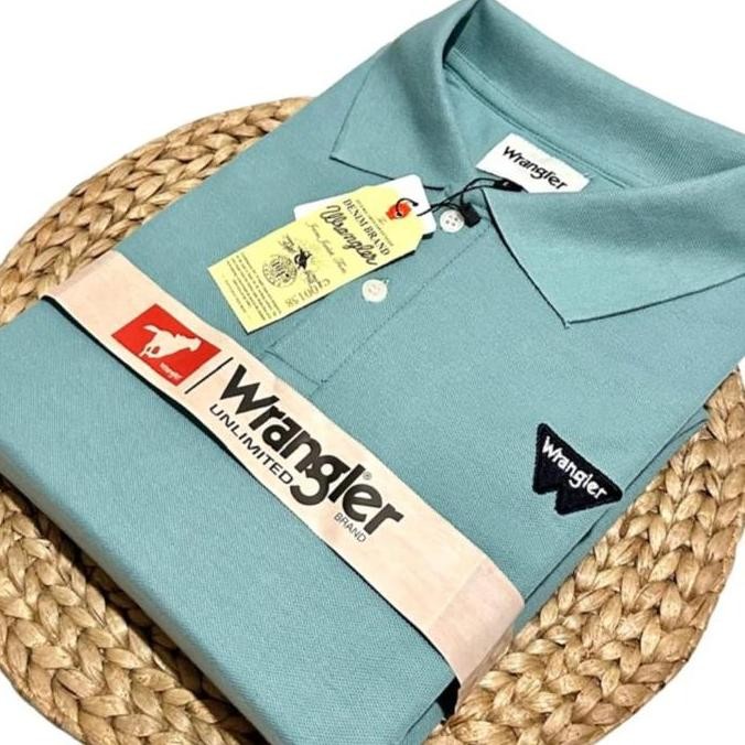 baru Kaos Polo Wrangler Original Import Baju Kaos Polo Shirt Pria Dewasa murah