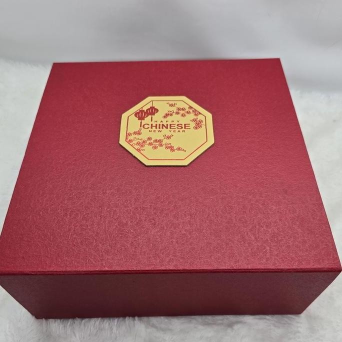 

ready stock Hard Box Lipat Polos 22x22x8cm / kotak cake kue lapis