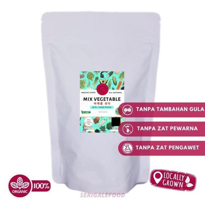 

(Expert) Keripik Sayur Mix I 1000 ML I Wortel Kentang Okra Edamame I SERIGALE