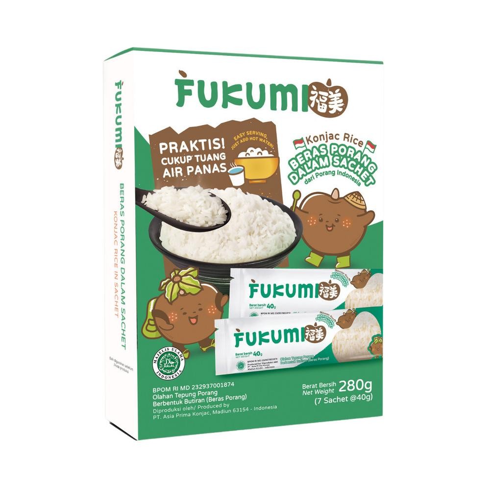 

ready Fukumi Beras Porang 280gr (7s @ 40gr) x 2 pcs murah