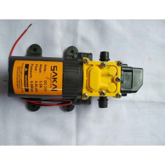 (Expert) DINAMO POMPA AIR 12V SAKAI 100PSI 5 LPM/ POMPA AIR DC 12V SAKAI /DINAMO SPARE PART SPRAYER 