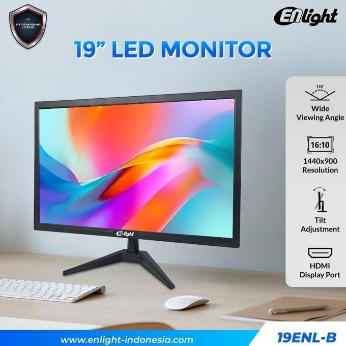 ENLIGHT MONITOR 19ENL-B 19" VA FHD 5ms 75Hz 19 Inch