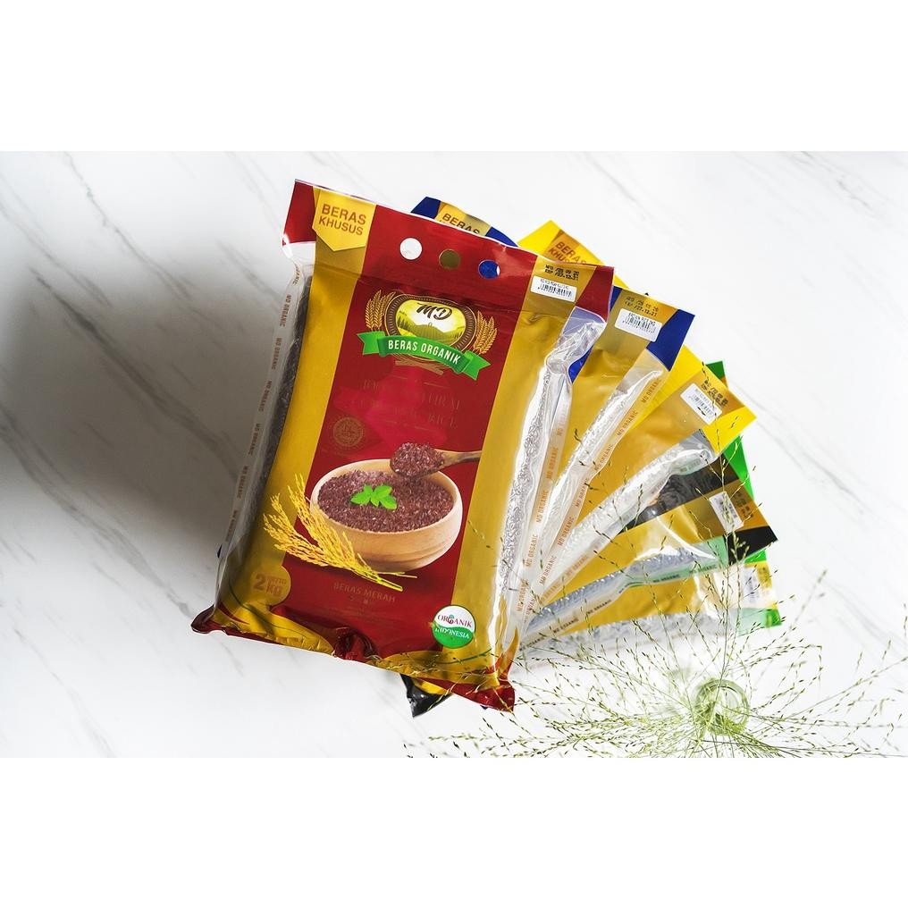 

ready MD Beras Coklat Organik & MD Beras Putih Pandan Wangi Organik / Paket Bundling MD Brown Rice 2kg & White Rice (Pandan Wangi) 2kg murah