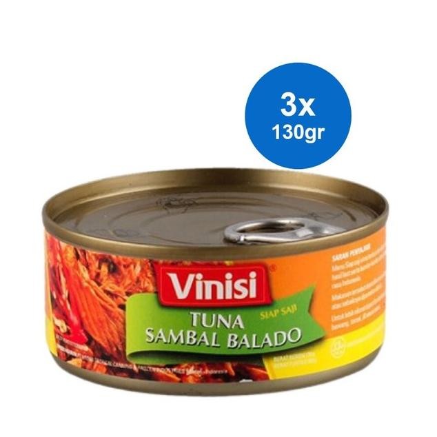 

ready Vinisi Tuna Sambal Balado 130 gr x 3 murah