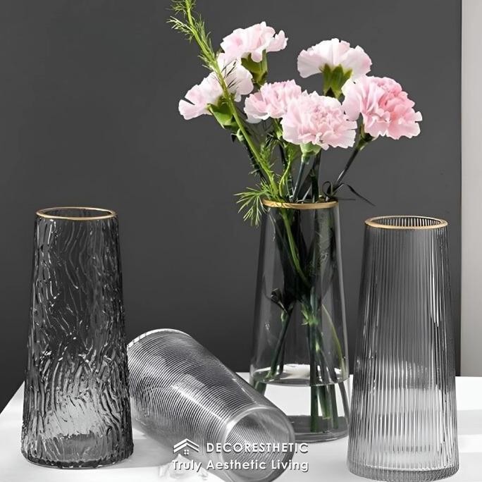 ready Tempat Bunga Vas Bunga Kaca Meja Dekorasi Ruang Tamu Minimalis