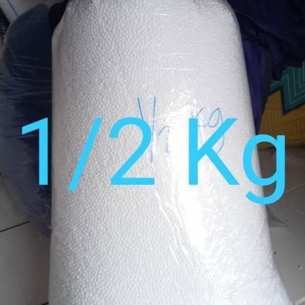 

baru Butiran styrofoam buliran sterofoam gabus putih 1/2kg