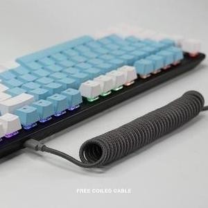 Rexus Legionare MX5.2 TKL Finale: Keyboard Gaming Mechanical Modern, Desain ringkas, Keycaps Double-