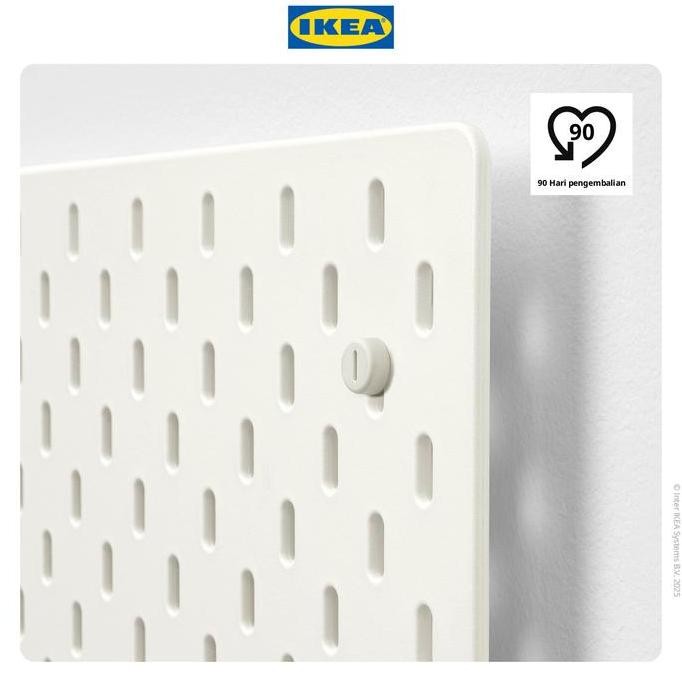 

Ikea Skdis Papan Berlubang Pegboard Putih 56X56 Cm