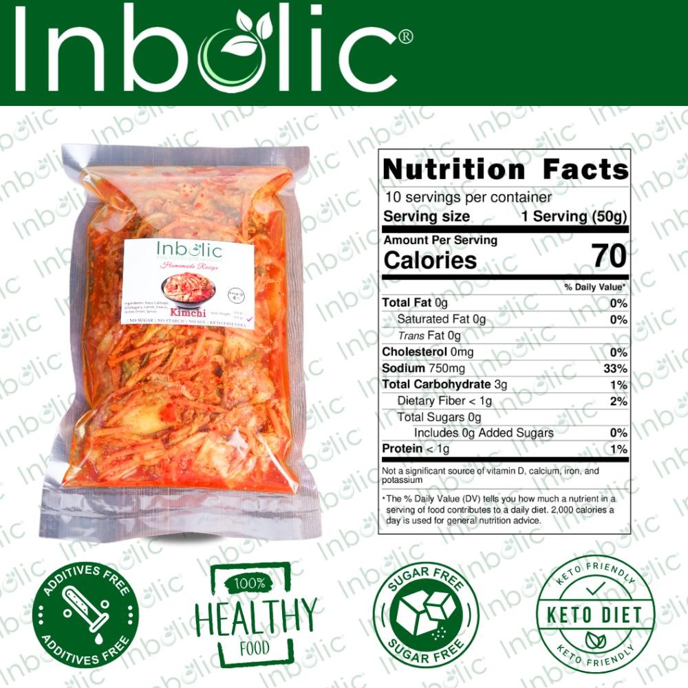 

ready Inbolic Sugar Free Fermented Kimchi | Fermentasi Sawi Bebas Gula | Kimchi Sehat | Kimchi Keto murah