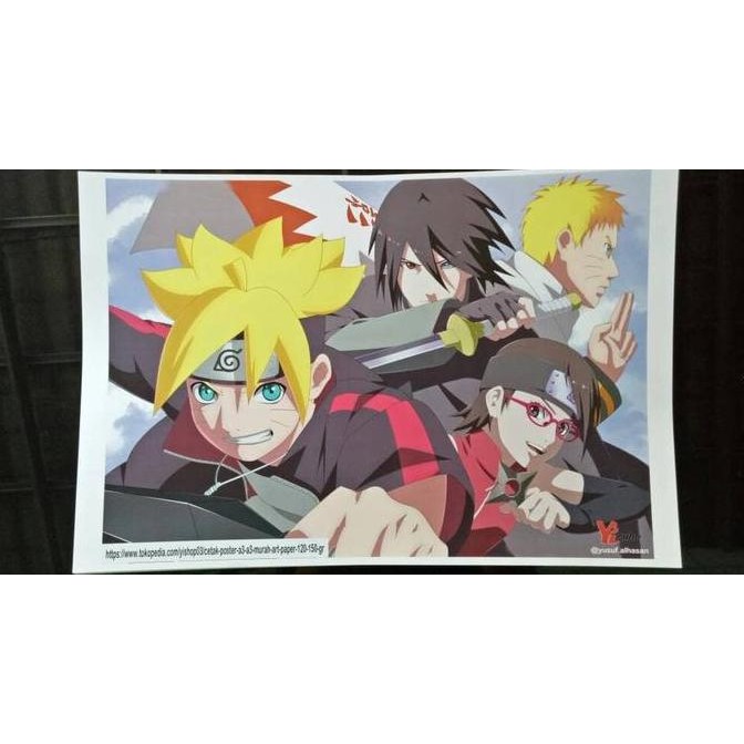 baru Cetak Poster A2 + Laminasi Glossy/Doff Murah (Art Paper)