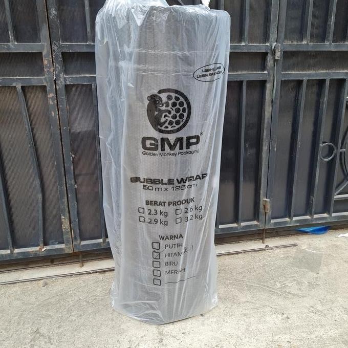 

ready stock Bubble Wrap BLACK 50m x 125cm GMP (2.1kg)
