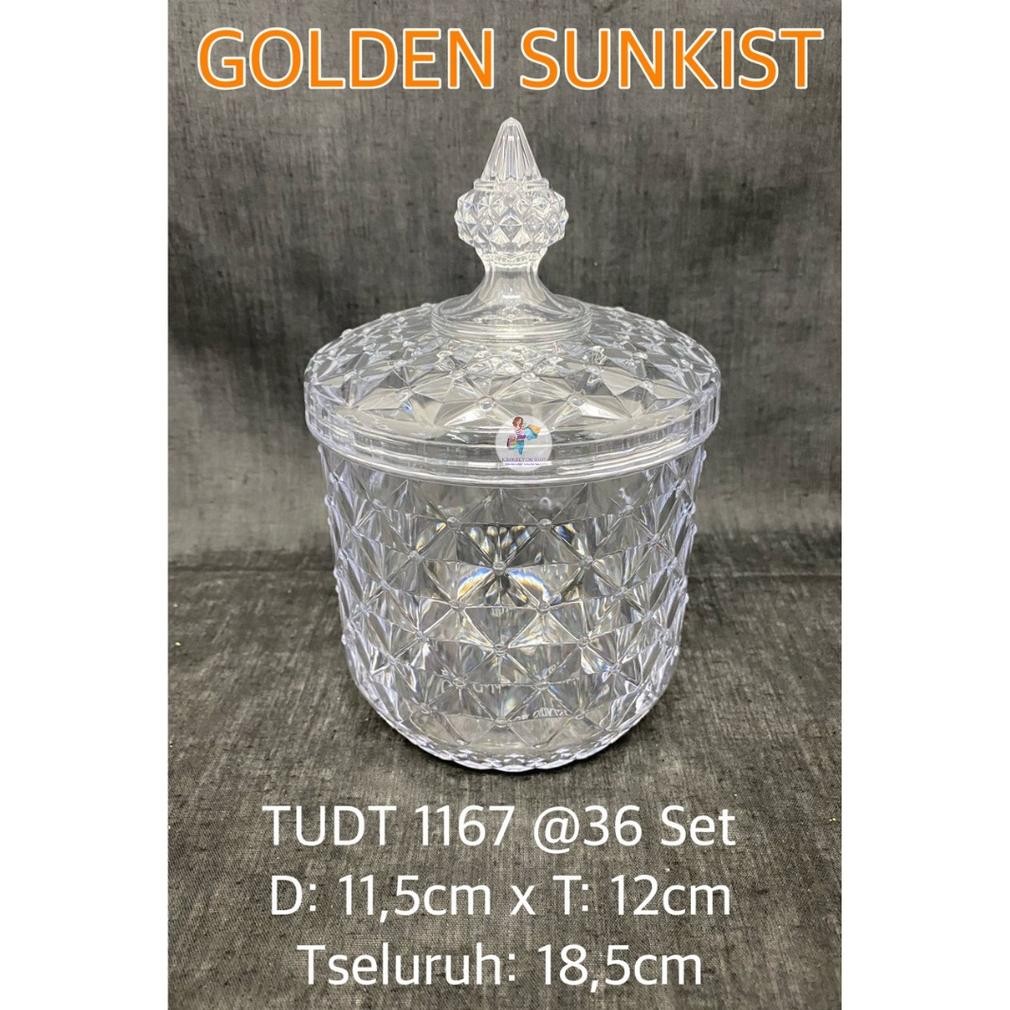 Toples + Rak Toples Kue Snack Coklat Sealware Diamond 2 Dan 3 Pcs Golden Sunkist Stok