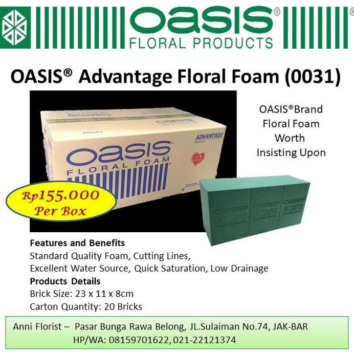 

ready OASIS Advantage Floral Foam
