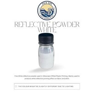 

ready Bubuk Reflektif Powder WHITE Serbuk Pantulan Cahaya Dekorasi Sablon (100g)