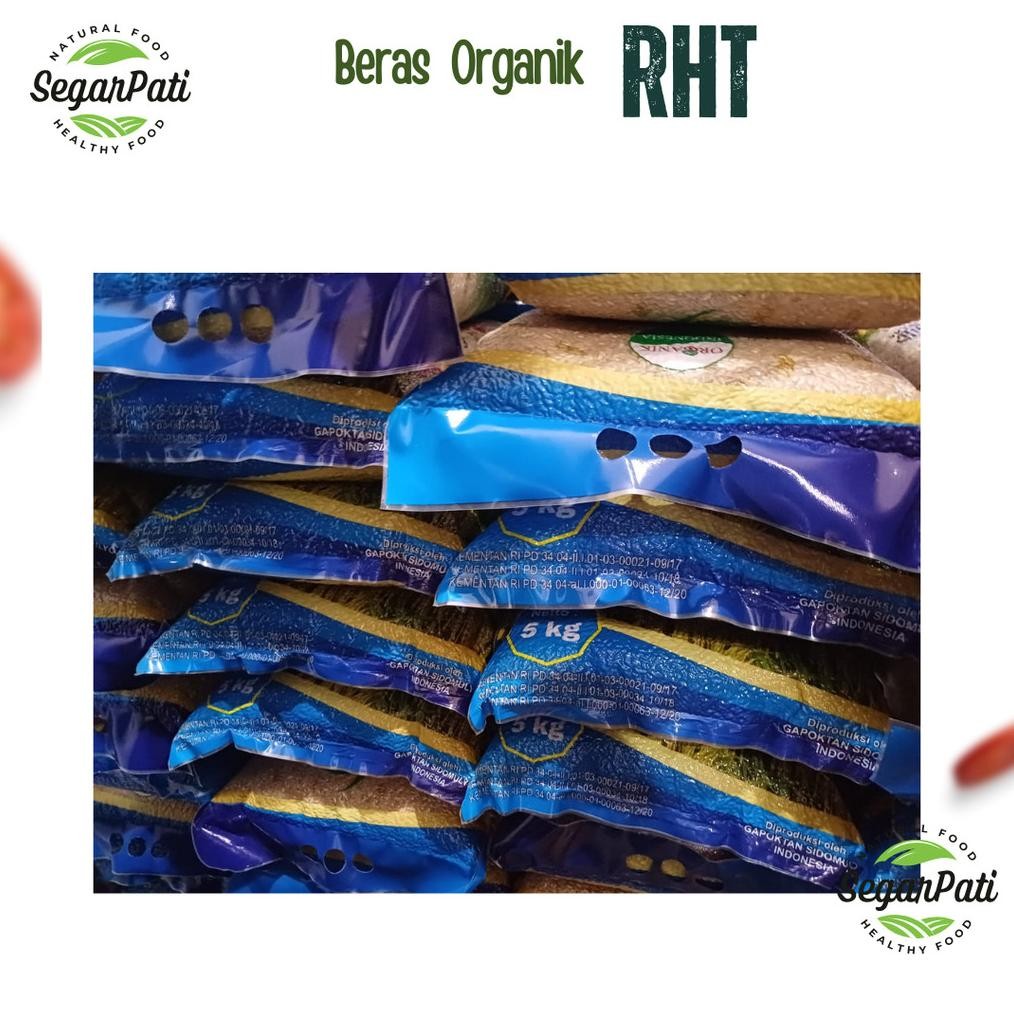 

ready RHT Beras Coklat Organik Premium 5Kg / Brown Rice RHT Bersertifikat Untuk Diet murah