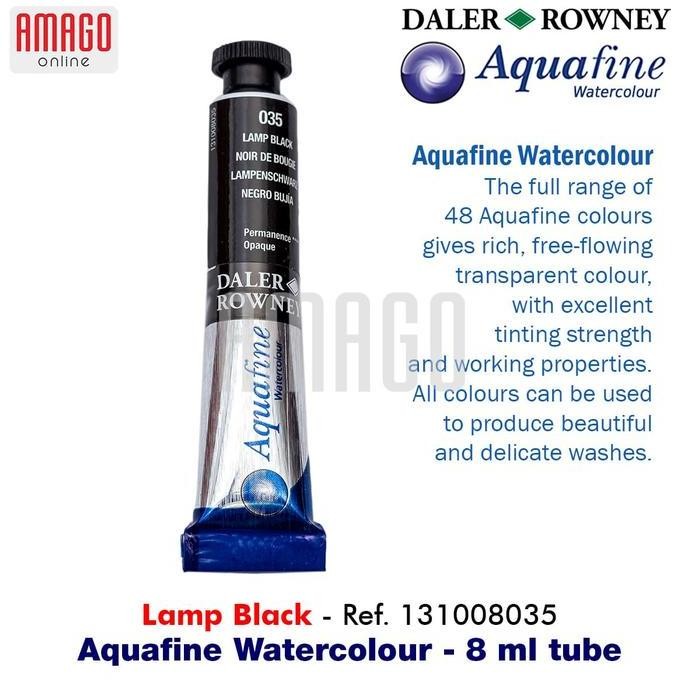 

ready DALER-ROWNEY - AQUAFINE WATERCOLOUR 8 ML - LAMP BLACK - 131008035